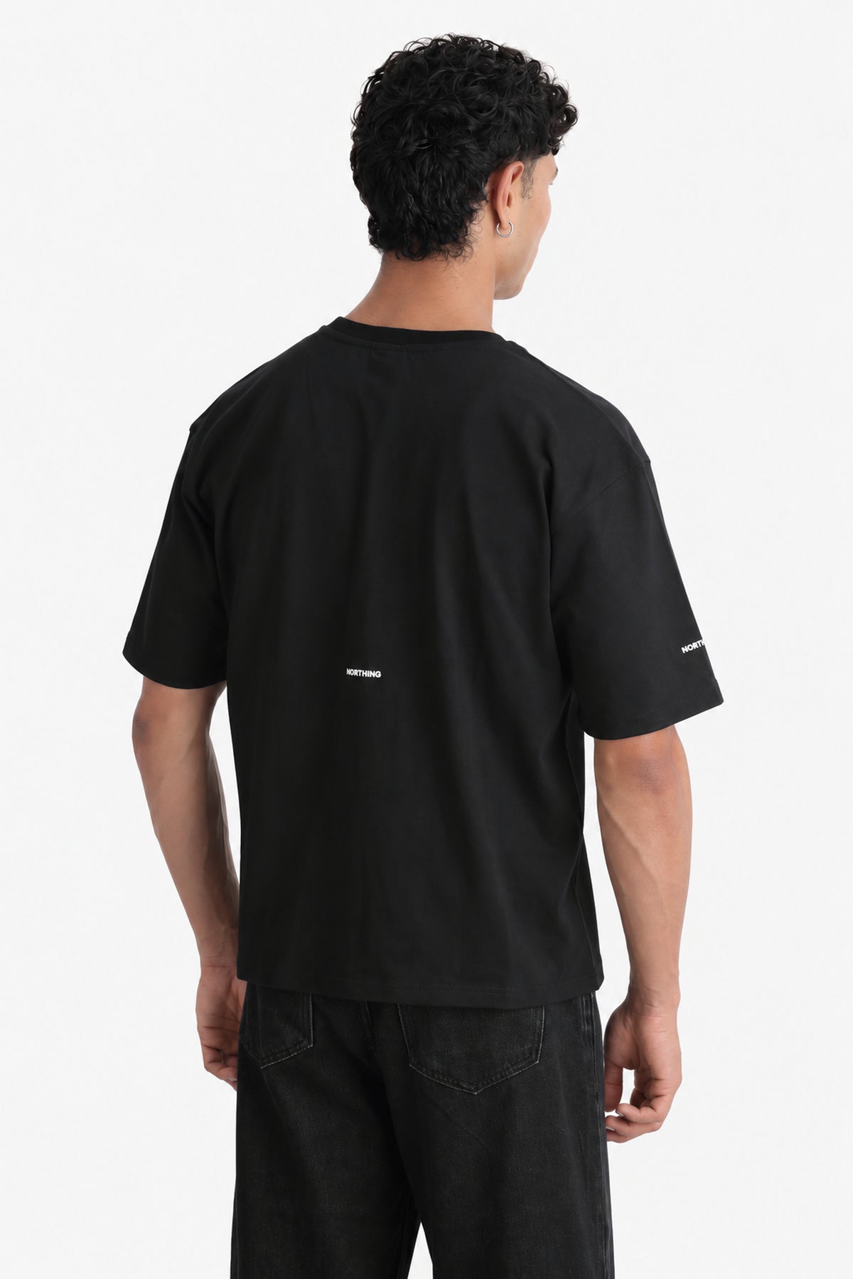 Boxy Pima Cotton Crewneck Tee