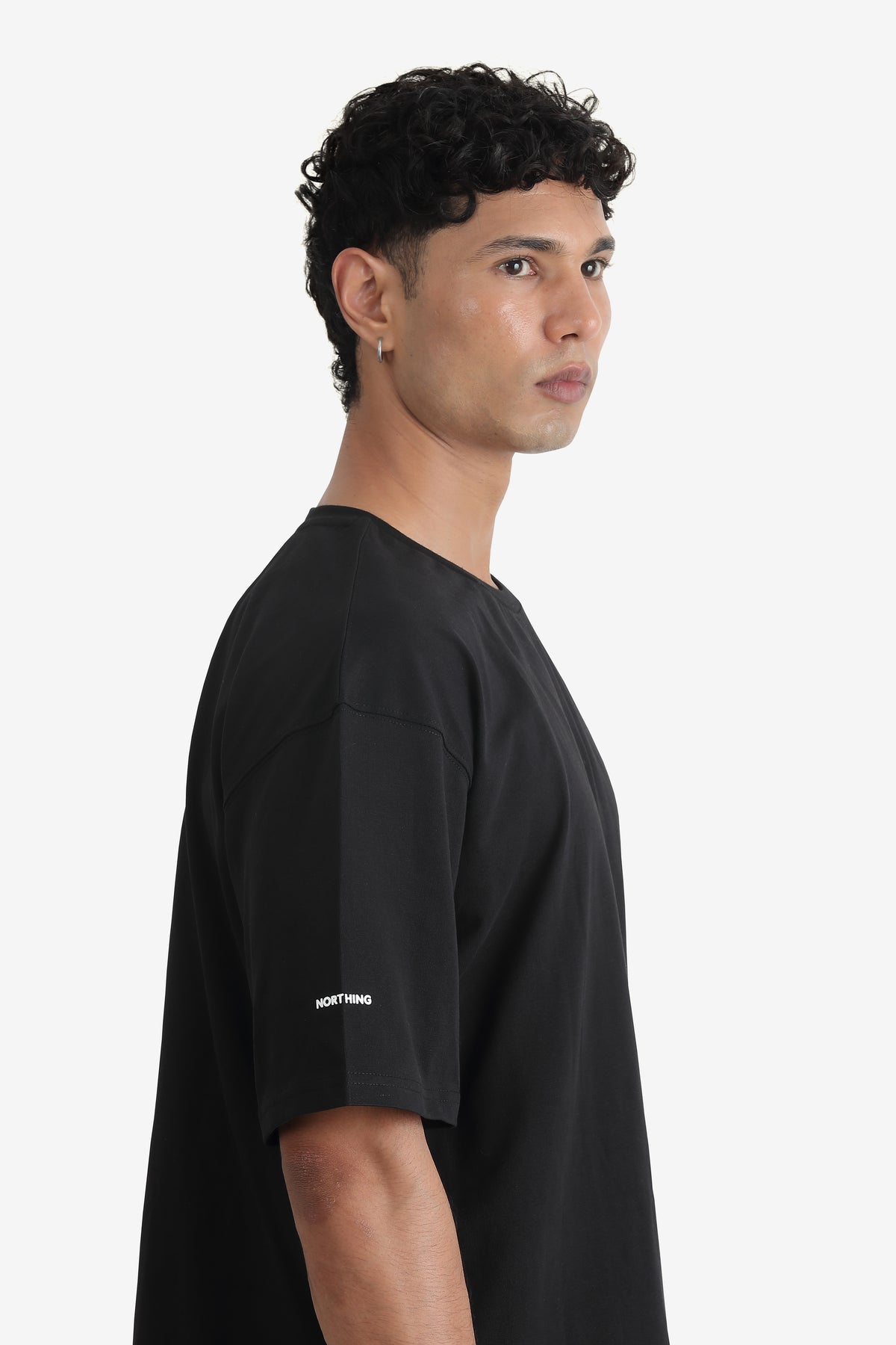 Boxy Pima Cotton Crewneck Tee