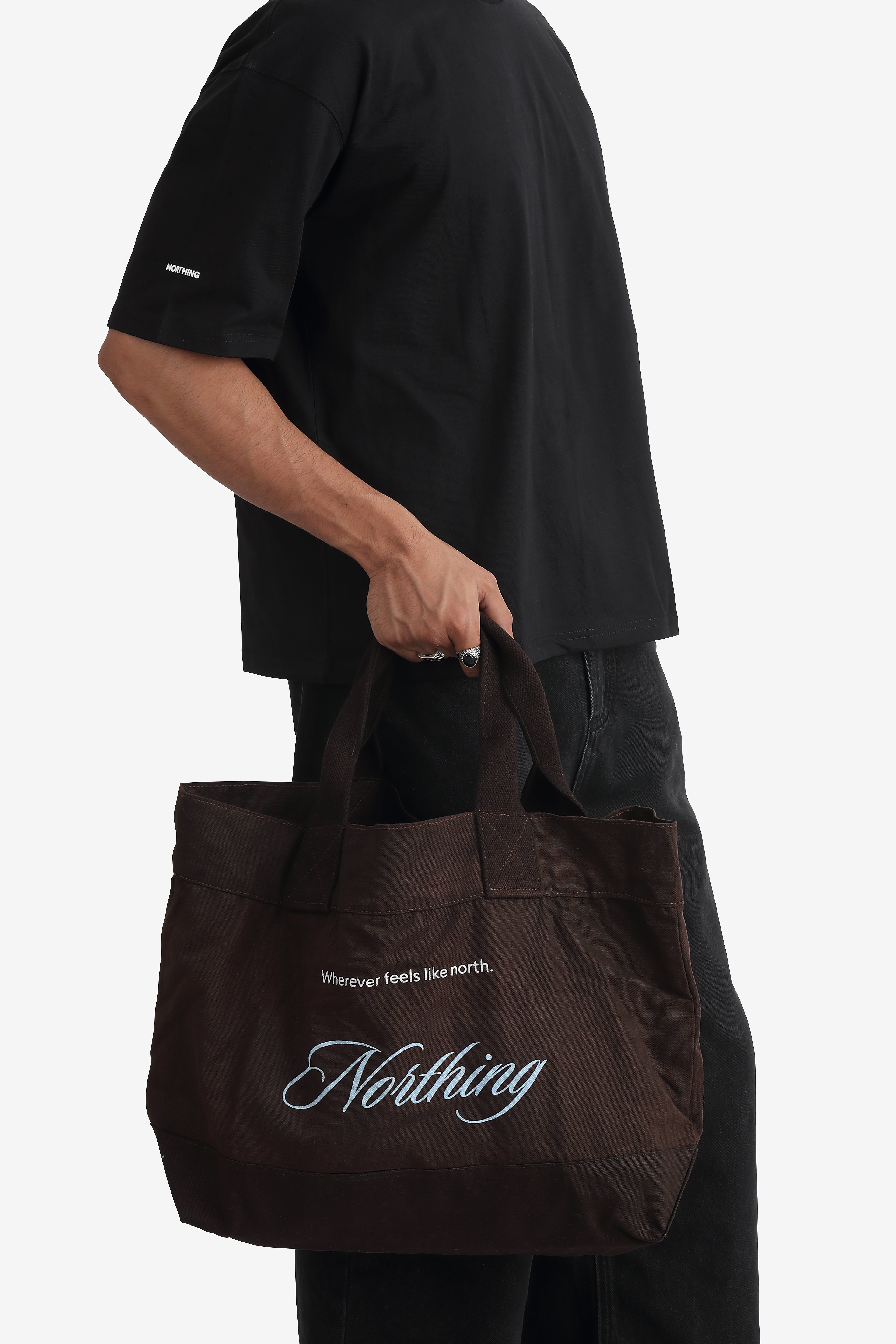 The Effortless Dark Cocoa Tote